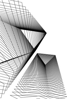 minimal geometrik şekiller, mimari çizgiler