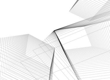 minimal geometrik şekiller, mimari çizgiler