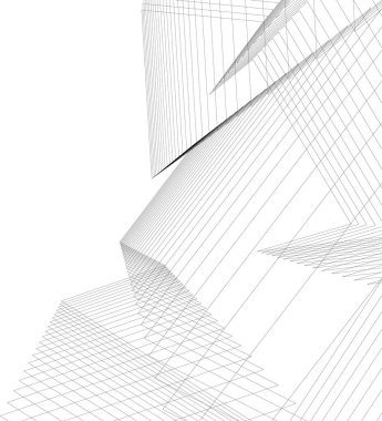 minimal geometrik şekiller, mimari çizgiler