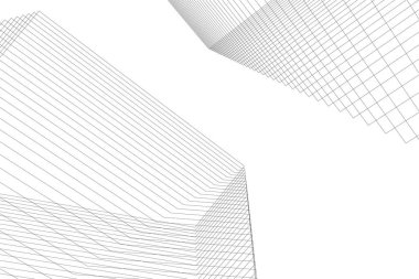 minimal geometrik şekiller, mimari çizgiler