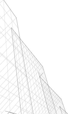 minimal geometrik şekiller, mimari çizgiler