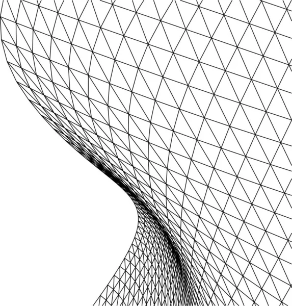 Linhas Abstratas Desenho Conceito Arte Arquitetônica Formas Geométricas Mínimas — Vetor de Stock