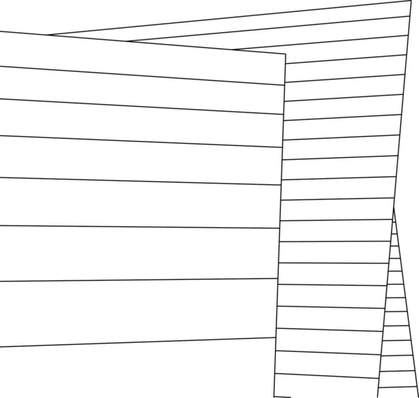 Linee Disegno Astratte Nel Concetto Arte Architettonica Forme Geometriche Minime — Vettoriale Stock