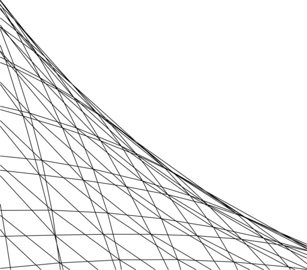 Formas Geométricas Mínimas Linhas Arquitetônicas — Vetor de Stock