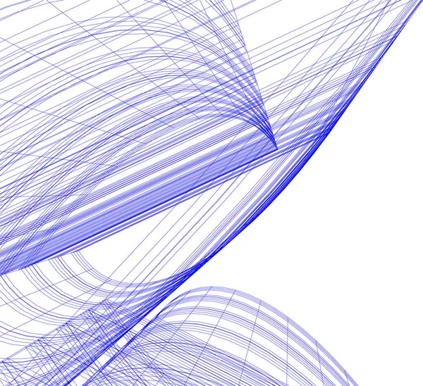 Abstracte Tekenlijnen Architectonisch Kunstconcept Minimale Geometrische Vormen — Stockvector