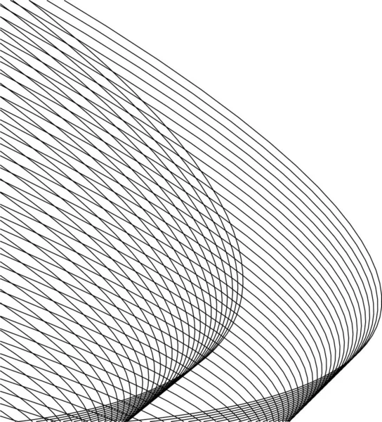 Lignes Dessin Abstraites Dans Concept Art Architectural Formes Géométriques Minimales — Image vectorielle