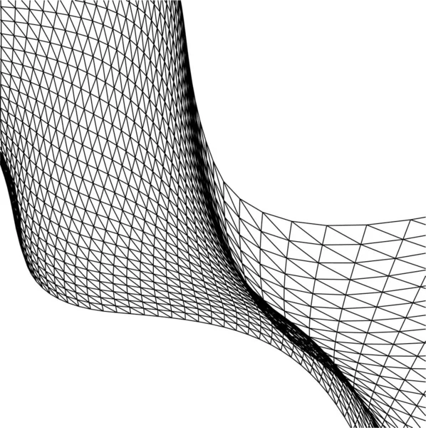 Linhas Abstratas Desenho Conceito Arte Arquitetônica Formas Geométricas Mínimas — Vetor de Stock