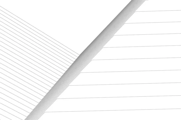 Minimale Geometrische Formen Architektonische Linien — Stockvektor