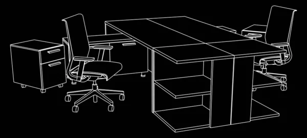 Abstracte Tekenlijnen Architectonisch Kunstconcept Minimale Geometrische Vormen — Stockvector