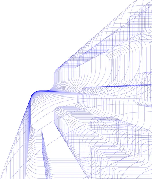 Αφηρημένες Σχεδιαστικές Γραμμές Στην Αρχιτεκτονική Έννοια Της Τέχνης Ελάχιστα Γεωμετρικά — Διανυσματικό Αρχείο