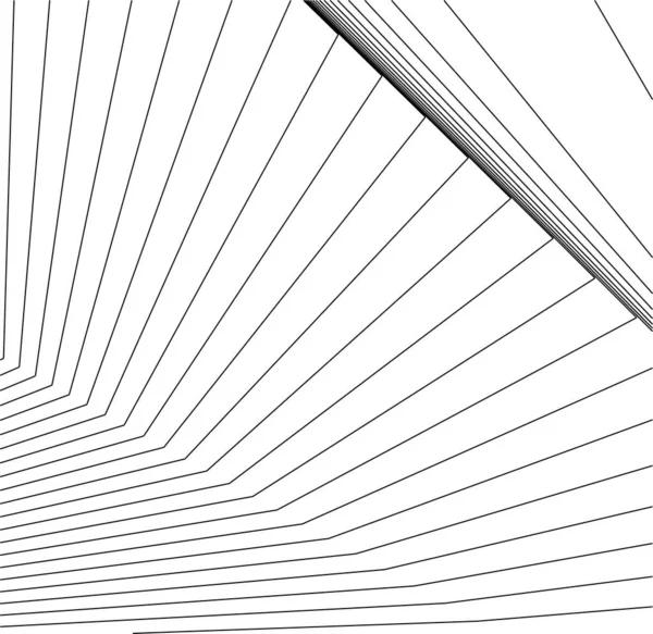 最小限の幾何学的形状建築線 — ストックベクタ