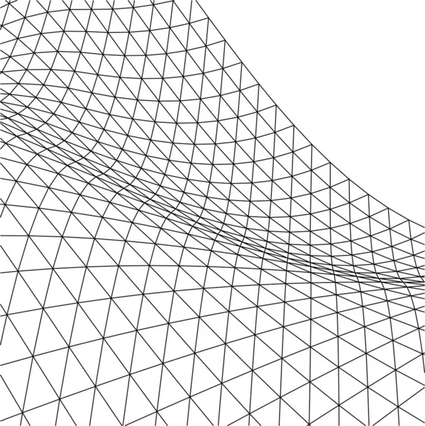 Linhas Abstratas Desenho Conceito Arte Arquitetônica Formas Geométricas Mínimas — Vetor de Stock