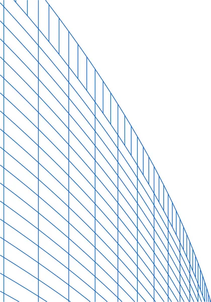 Líneas Abstractas Dibujo Concepto Arte Arquitectónico Formas Geométricas Mínimas — Archivo Imágenes Vectoriales