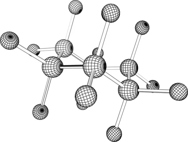 Líneas Abstractas Dibujo Concepto Arte Arquitectónico Formas Geométricas Mínimas — Archivo Imágenes Vectoriales