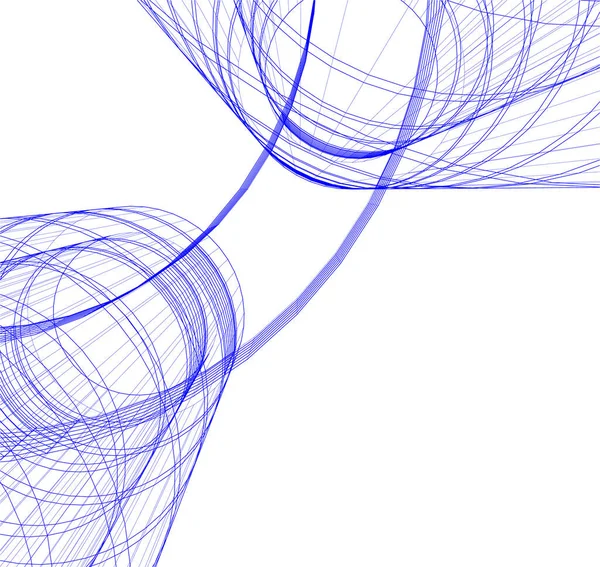 Linhas Abstratas Desenho Conceito Arte Arquitetônica Formas Geométricas Mínimas — Vetor de Stock