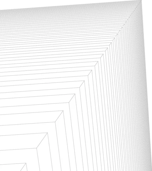 Minimale Geometrische Formen Architektonische Linien — Stockvektor