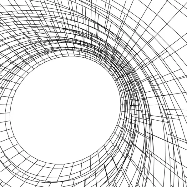 Linee Disegno Astratte Nel Concetto Arte Architettonica Forme Geometriche Minime — Vettoriale Stock