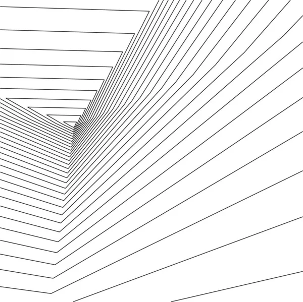 Linhas Abstratas Desenho Conceito Arte Arquitetônica Formas Geométricas Mínimas —  Vetores de Stock