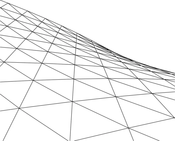 Minimale Geometrische Vormen Architectonische Lijnen — Stockvector