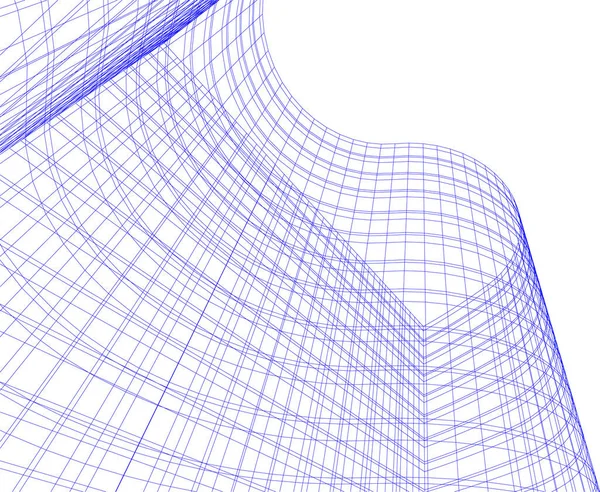 建筑3D背景图 — 图库矢量图片