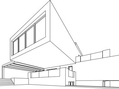 minimal geometrik şekiller, mimari çizgiler