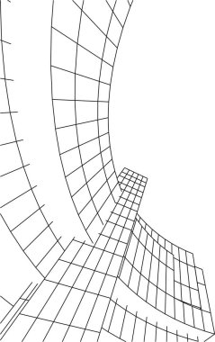 minimal geometrik şekiller, mimari çizgiler