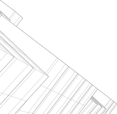 minimal geometrik şekiller, mimari çizgiler