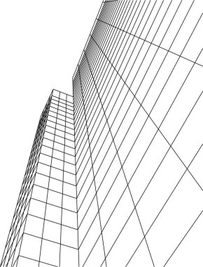 minimal geometrik şekiller, mimari çizgiler