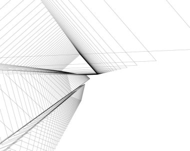 minimal geometrik şekiller, mimari çizgiler