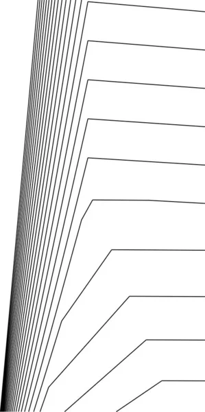 Líneas Abstractas Dibujo Concepto Arte Arquitectónico Formas Geométricas Mínimas — Archivo Imágenes Vectoriales