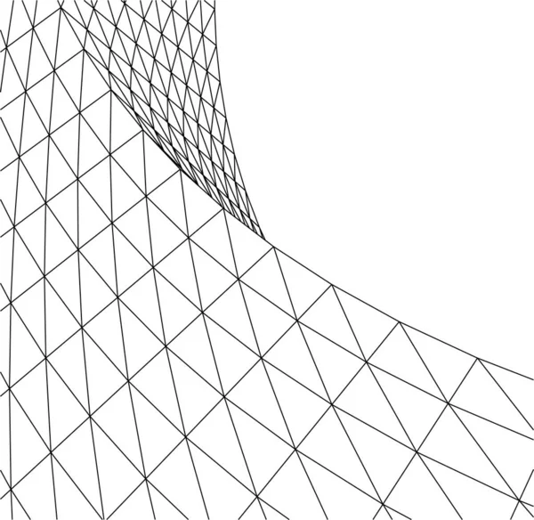 Lignes Dessin Abstraites Dans Concept Art Architectural Formes Géométriques Minimales — Image vectorielle