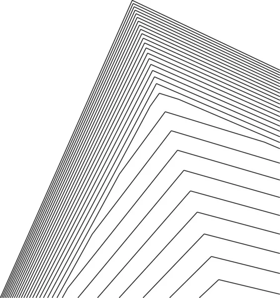 Formas Geométricas Mínimas Linhas Arquitetônicas —  Vetores de Stock