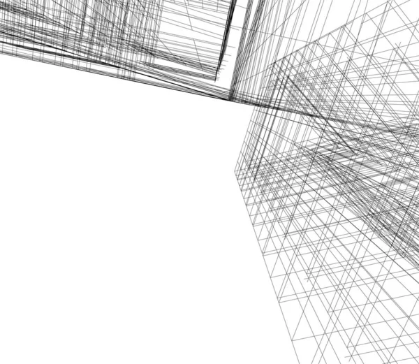 建筑3D背景图 — 图库矢量图片