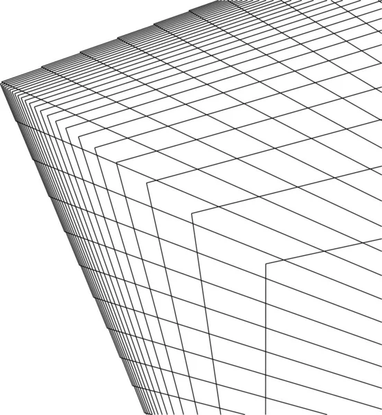 Formas Geométricas Mínimas Líneas Arquitectónicas — Archivo Imágenes Vectoriales