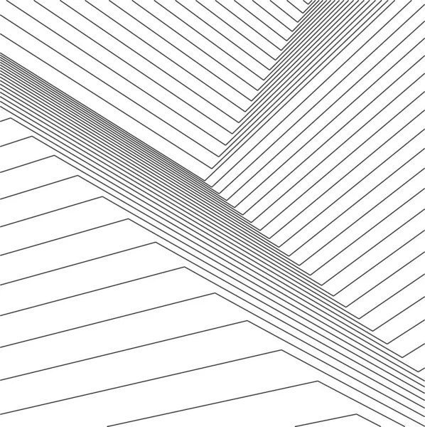 Lignes Dessin Abstraites Dans Concept Art Architectural Formes Géométriques Minimales — Image vectorielle