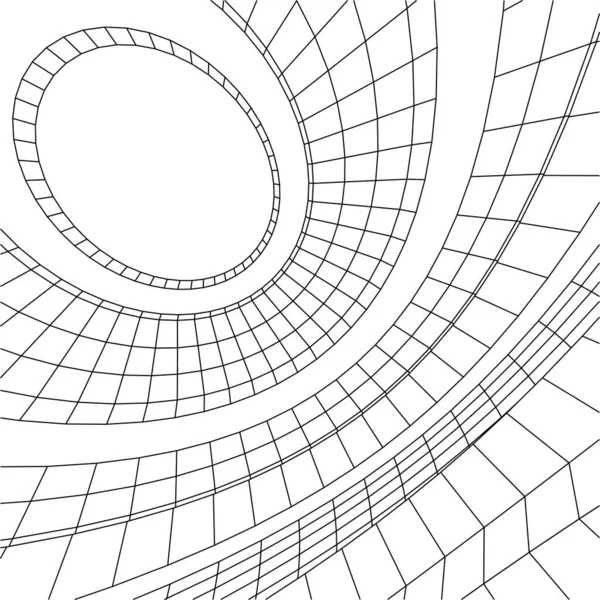 Абстрактные Чертежи Архитектурном Искусстве Минимальные Геометрические Формы — стоковый вектор