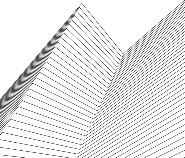 Formas Geométricas Mínimas Líneas Arquitectónicas — Archivo Imágenes Vectoriales