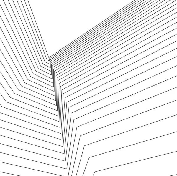 Minimale Geometrische Formen Architektonische Linien — Stockvektor