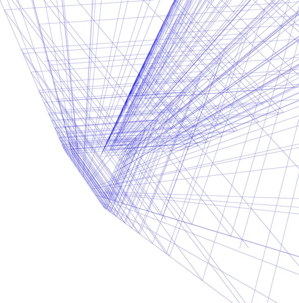 Архитектурное Построение Иллюстрации Фоне — стоковый вектор