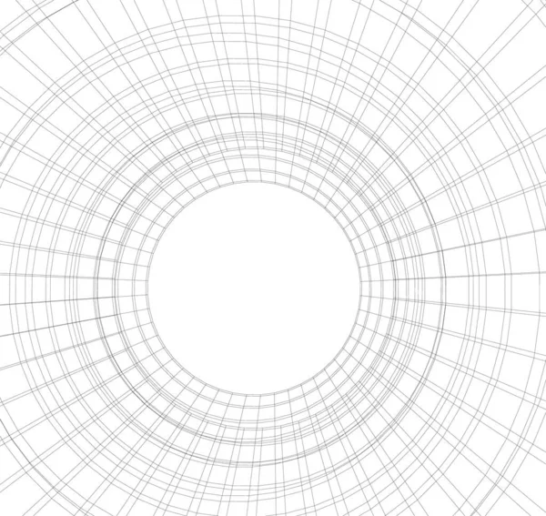 Abstrakcyjne Linie Rysunku Koncepcji Sztuki Architektonicznej Minimalne Kształty Geometryczne — Wektor stockowy