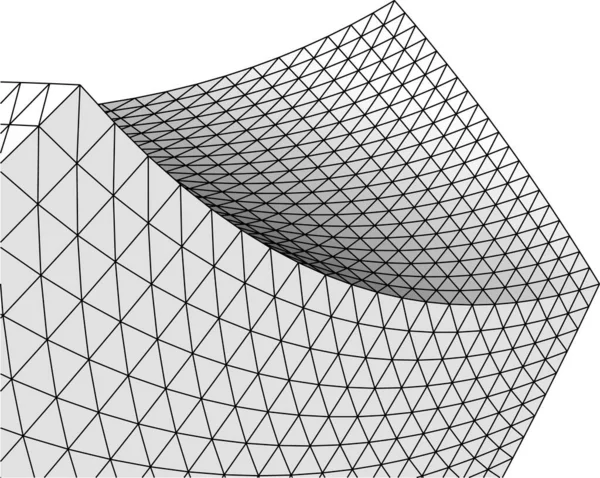 Abstraktní Kreslicí Čáry Architektonickém Pojetí Minimální Geometrické Tvary — Stockový vektor