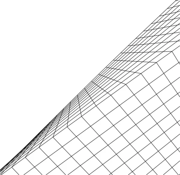 Formas Geométricas Mínimas Linhas Arquitetônicas — Vetor de Stock