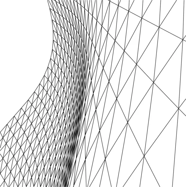 建築芸術の概念における抽象的な線や最小限の幾何学的形状 — ストックベクタ