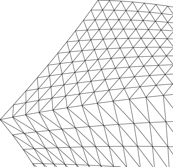 Minimální Geometrické Tvary Architektonické Linie — Stockový vektor