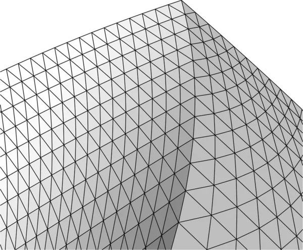 Linhas Abstratas Desenho Conceito Arte Arquitetônica Formas Geométricas Mínimas — Vetor de Stock