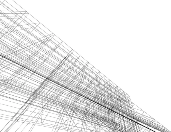 建筑3D背景图 — 图库矢量图片