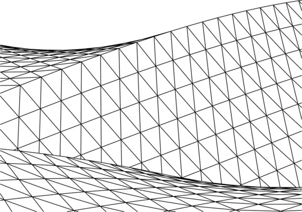 Formes Géométriques Minimales Lignes Architecturales — Image vectorielle