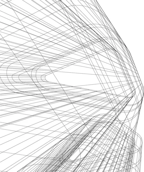 Arquitectura Edificio Ilustración Sobre Fondo — Archivo Imágenes Vectoriales