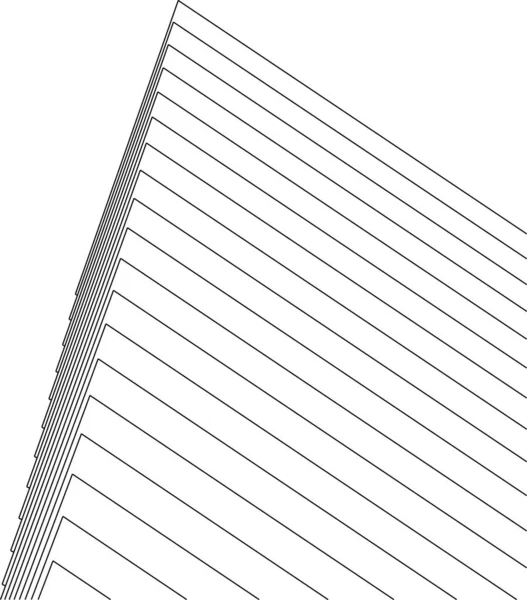 Formas Geométricas Mínimas Linhas Arquitetônicas —  Vetores de Stock