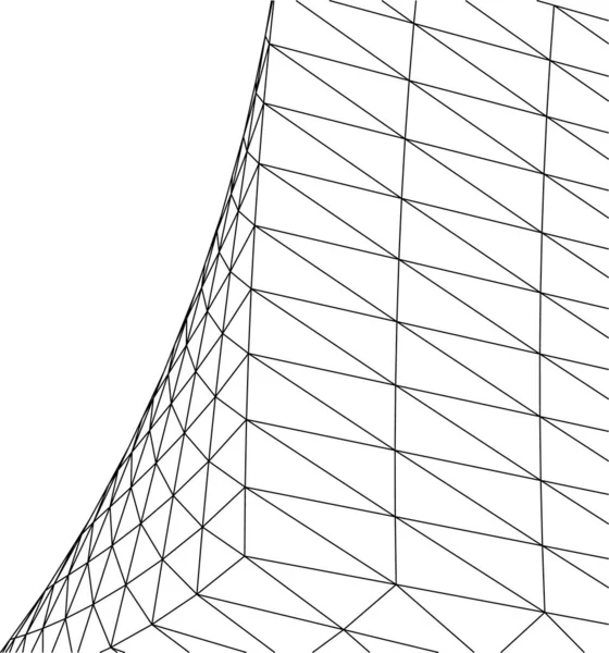 Minimal Geometrik Şekiller Mimari Çizgiler — Stok Vektör